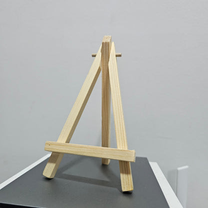 Mini QR Code DuitNow Touch 'n Go eWallet Display Signage (Free Wood Stand)