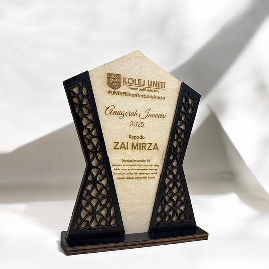 Orchid - Custom Wood Trophy Award