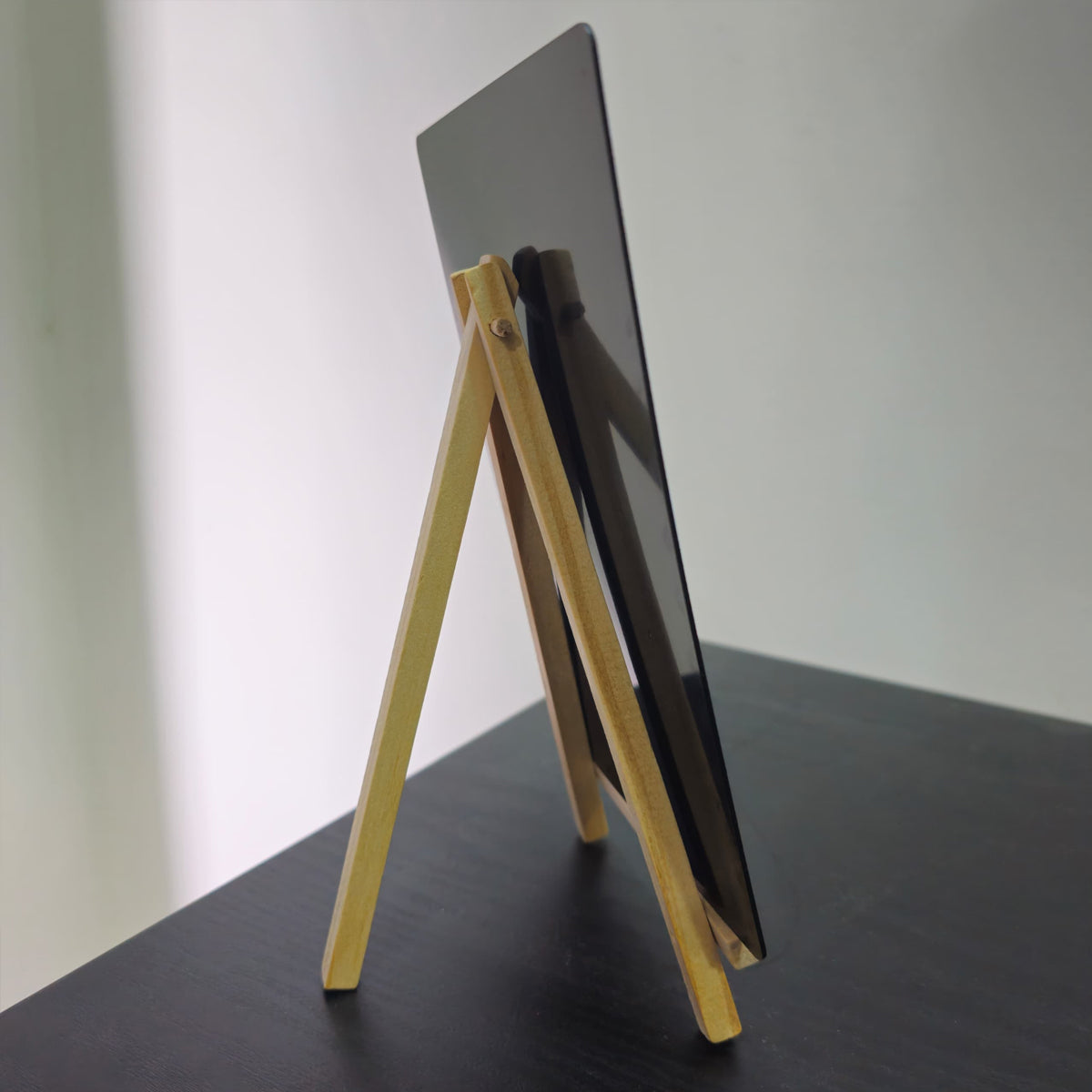 QR Code DuitNow Touch 'n Go eWallet Display Signage (Free Wood Stand)