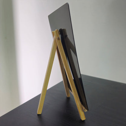 QR Code DuitNow Touch 'n Go eWallet Display Signage (Free Wood Stand)
