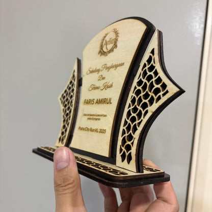 Lily - Custom Wood Trophy Award